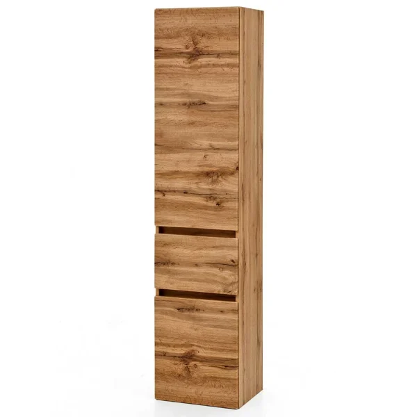 40x185x35 Badezimmer Hochschrank Hochwertig – Drumias 1