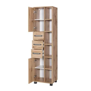 42x164cm Bad-Hochschrank Mit Regal – Iskro 12