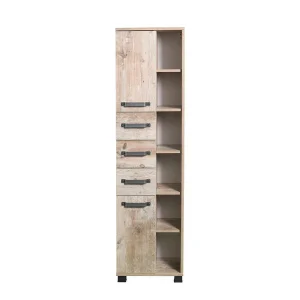 42x164x32 Bad Hochschrank Mit Regalteil – Mosnito 10