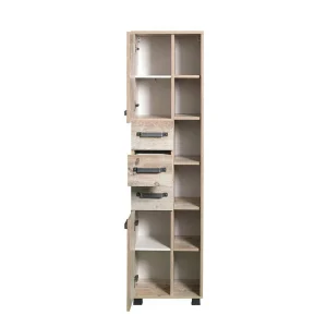 42x164x32 Bad Hochschrank Mit Regalteil – Mosnito 14