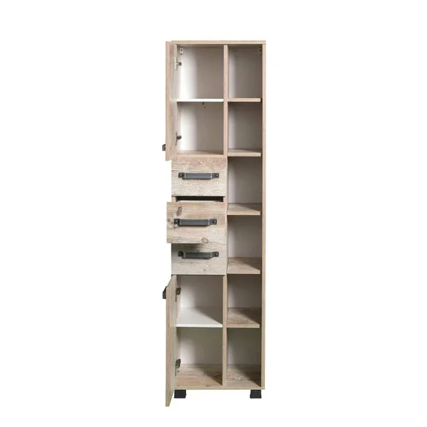 42x164x32 Bad Hochschrank Mit Regalteil – Mosnito 5