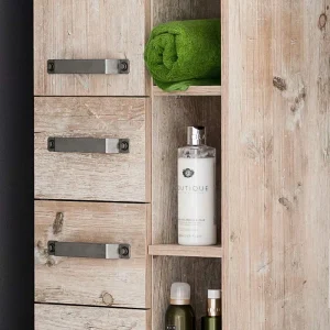 42x164x32 Bad Hochschrank Mit Regalteil – Mosnito 18