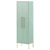 47x155x30 Badschrank Mit Doppeltür In Mint & Gold – Aparcian 17