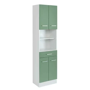 50x190x35 Badezimmer Schrank In Grün – Loenixa 10