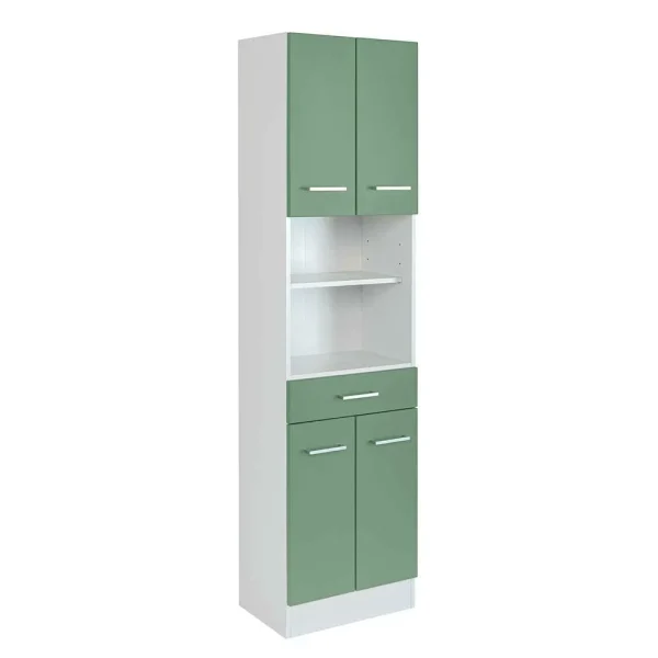 50x190x35 Badezimmer Schrank In Grün – Loenixa 3