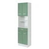 50x190x35 Badezimmer Schrank In Grün – Loenixa 22