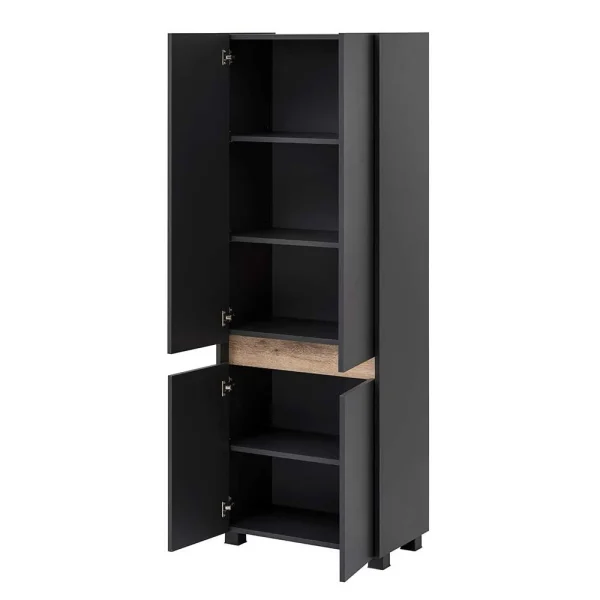 57x165x33 Cm Bad Hochschrank Mit Vier Türen – Marcius 4