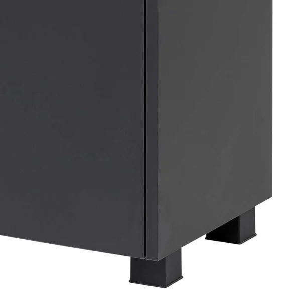 57x165x33 Cm Bad Hochschrank Mit Vier Türen – Marcius 5