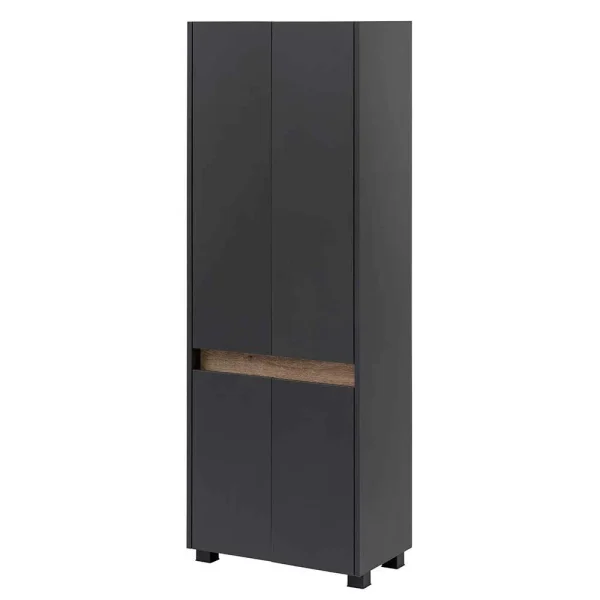 57x165x33 Cm Bad Hochschrank Mit Vier Türen – Marcius 1