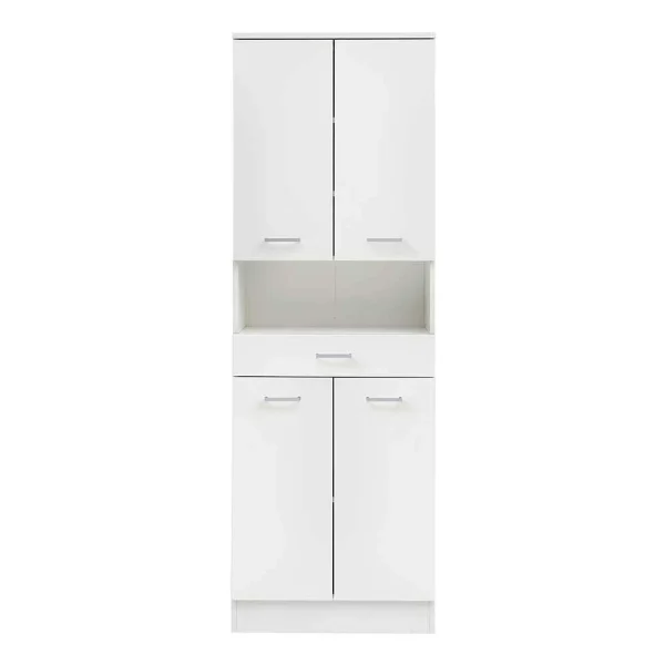 60cm Breiter Bad Hochschrank Mit Vier Türen – Metrioa 4