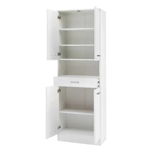 60cm Breiter Bad Hochschrank Mit Vier Türen – Metrioa 14