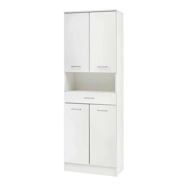 60cm Breiter Bad Hochschrank Mit Vier Türen – Metrioa 1