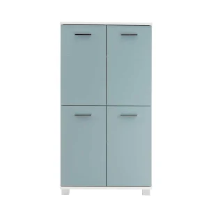 60×117 Cm Wohnraum Schrank 4-türig – Nondro 12
