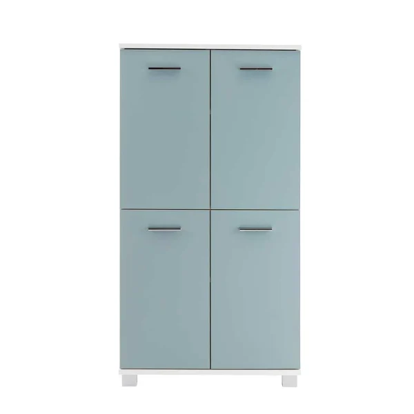 60×117 Cm Wohnraum Schrank 4-türig – Nondro 4