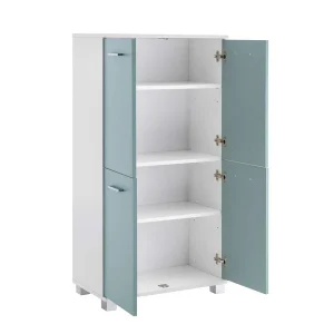 60×117 Cm Wohnraum Schrank 4-türig – Nondro 14