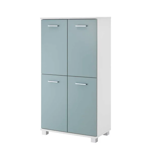 60×117 Cm Wohnraum Schrank 4-türig – Nondro 1