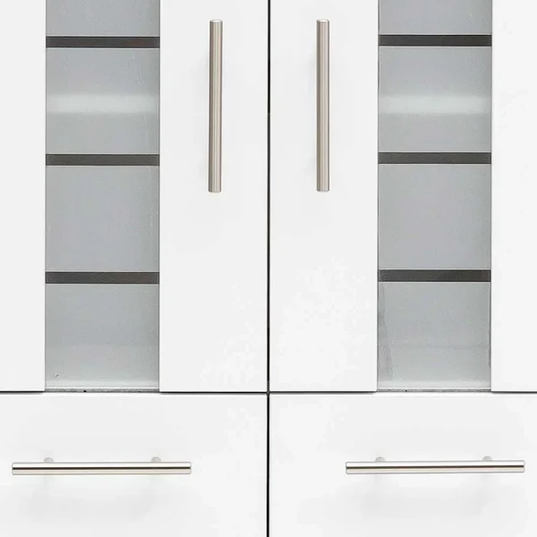 60x117x33 4-türiger Badezimmerschrank Mit Milchglas – Rilica 7