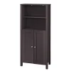 60x130x30 Badschrank Mit 2 Türen & 2 Fächern – Vodrada 16
