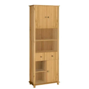 60x175x30 Bad Hochschrank Aus Holz Kiefer – Akzinad 10
