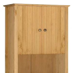 60x175x30 Bad Hochschrank Aus Holz Kiefer – Akzinad 12