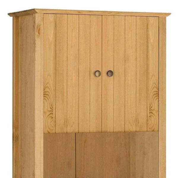 60x175x30 Bad Hochschrank Aus Holz Kiefer – Akzinad 4