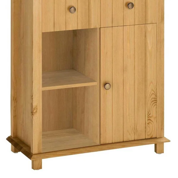 60x175x30 Bad Hochschrank Aus Holz Kiefer – Akzinad 6
