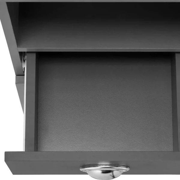 60x180x30 Grauer Hochschrank Mit Vier Türen – Zenca 7