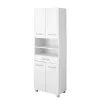 60x185x35 Hochglanz Hochschrank Fürs Bad – Vohdan 16