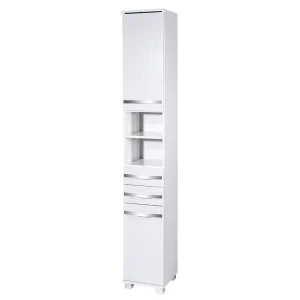 60x194x33 Hochschrank Fürs Bad In Weiß – Liyuva 7