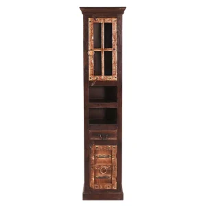 Bad Hochschrank Aus Recyclingholz – Solapura 10