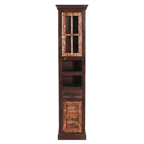 Bad Hochschrank Aus Recyclingholz – Solapura 3