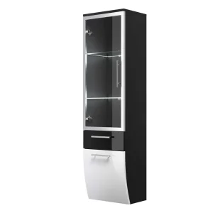 Bad Hochschrank Vilias Mit Glastür 135 Cm 10