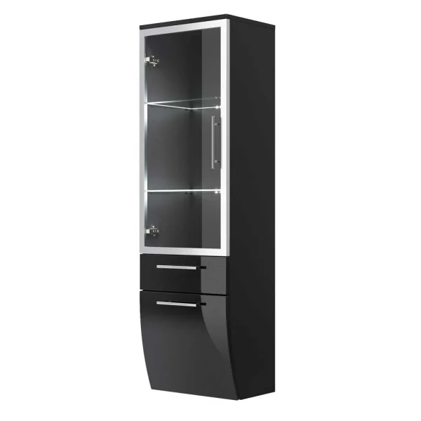 Bad Hochschrank Lieda Mit Glastür 1