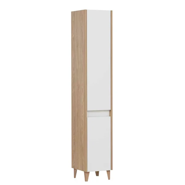 Bad Hochschrank Im Skandinavischen Stil – Sistin 1