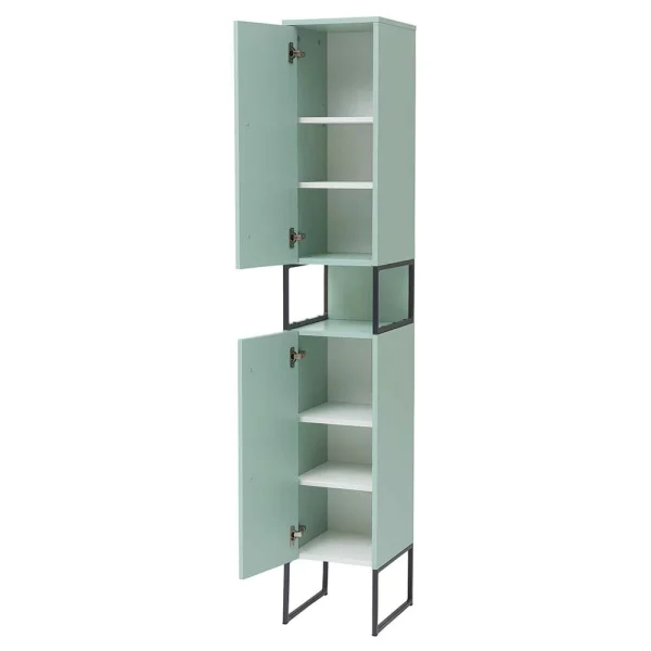 Bad Hochschrank In Mint Grün & Anthrazit – Esdrus 4