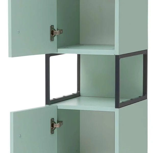 Bad Hochschrank In Mint Grün & Anthrazit – Esdrus 7