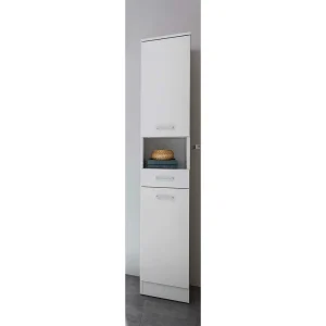 Bad Hochschrank Mit 2 Türen & Fach & Schublade – Metrioa 10