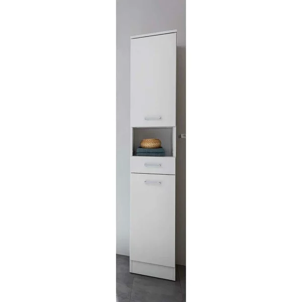 Bad Hochschrank Mit 2 Türen & Fach & Schublade – Metrioa 3