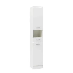 Bad Hochschrank Mit 2 Türen & Fach & Schublade – Metrioa 12