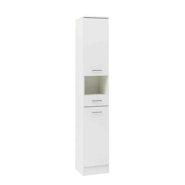 Bad Hochschrank Mit 2 Türen & Fach & Schublade – Metrioa 4