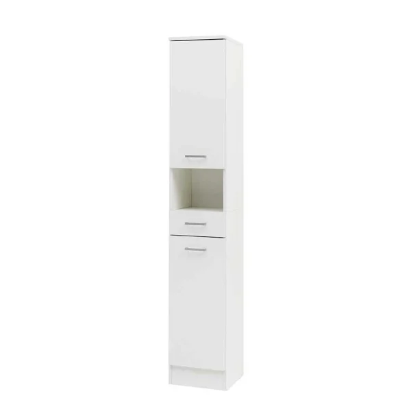 Bad Hochschrank Mit 2 Türen & Fach & Schublade – Metrioa 1