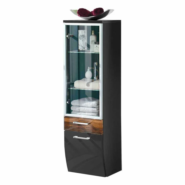 Bad Hochschrank Mit Glastür Imsagas Hängend 1