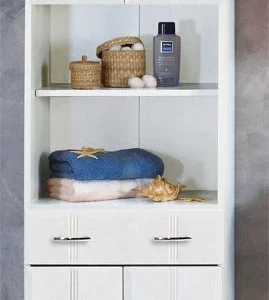 Bad-Hochschrank Doreen In Weiß 6