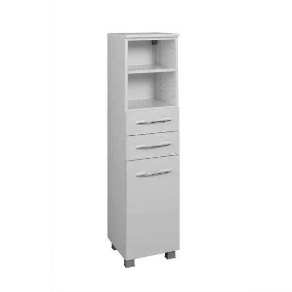 Bad Hochschrank Lartemo In Weiß 1
