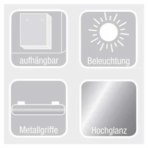 Bad Midischrank Boisan Mit Glastür 18