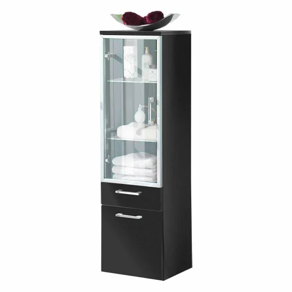 Bad Midischrank Boisan Mit Glastür 1