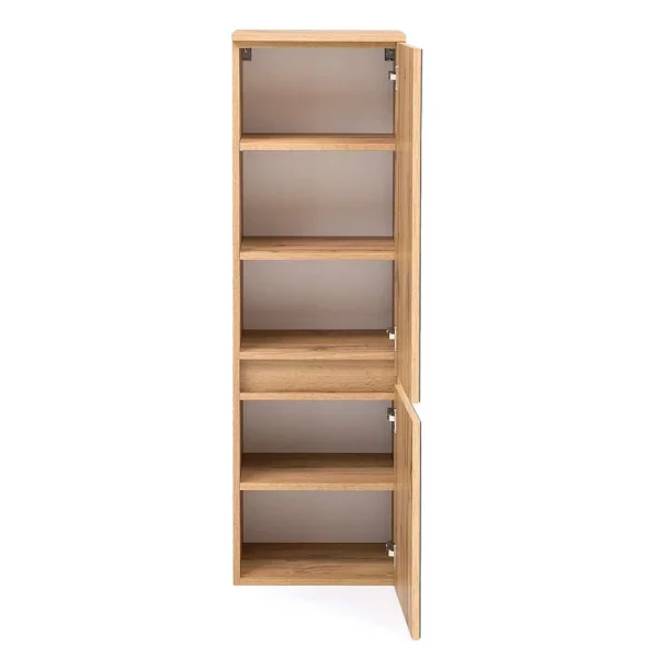 Bad Midischrank In Grau Glas Beschichtung – Anviletca 5