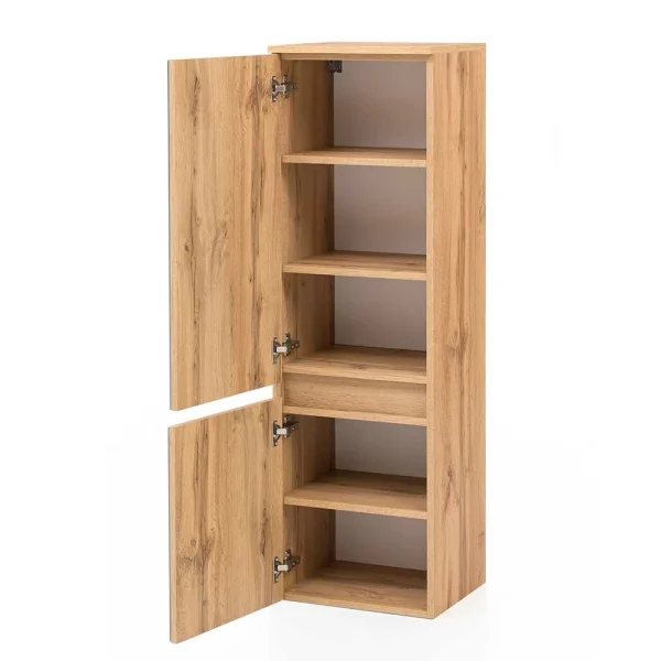 Bad Midischrank In Grau Glas Beschichtung – Anviletca 6