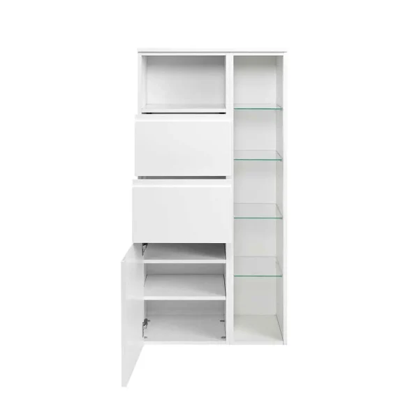 Bad Midischrank Concetada In Weiß Hochglanz 5
