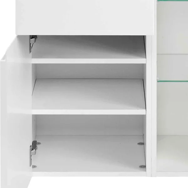 Bad Midischrank Concetada In Weiß Hochglanz 6